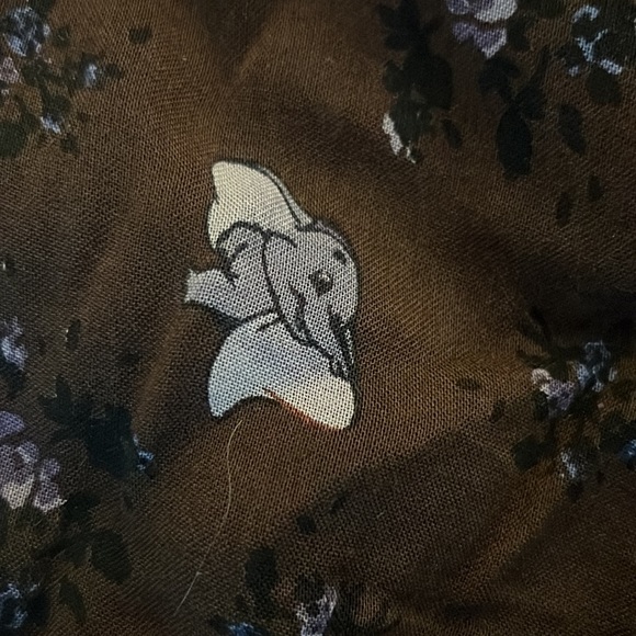 COACH Disney Dumbo Scarf Triangular with tassels on ends OS New without Tags - Picture 3 of 10